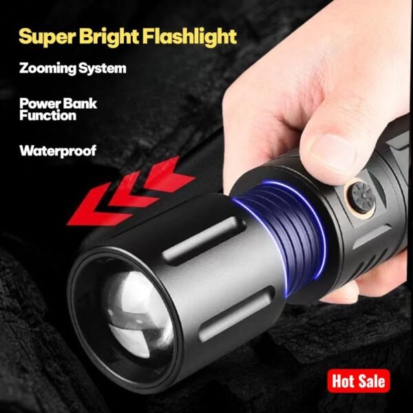 imgi_72_Scff46932ffaa4231a975af614fa41e48g T40 High Lumen LED Flashlight | 20000mAh | 420g Lightweight