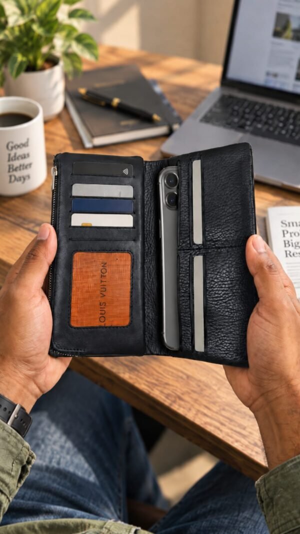 WhatsApp Image 2026-09-07 at 12.27.39 PM Mens Long Leather Wallet