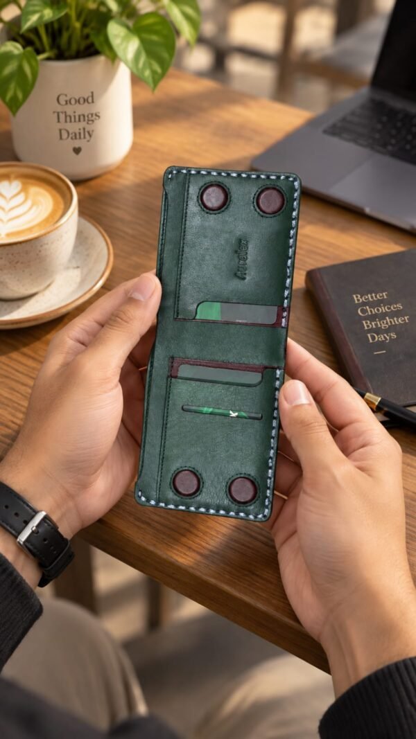 Magnet Lock Mini Handy Wallet