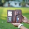 WhatsApp Image 2026-09-30 at 11.25.32 AM Classic Genuine Cow Leather Chocolate Color Wallet