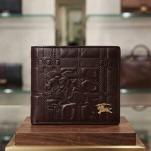 cc1 Chocolate Color Short Leather Wallet