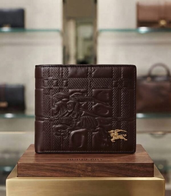 cc1 Chocolate Color Short Leather Wallet